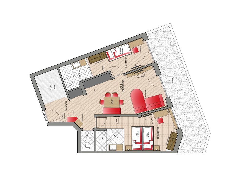 Appartementhaus Naturquell Sankt Leonhard im Pitztal Room photo